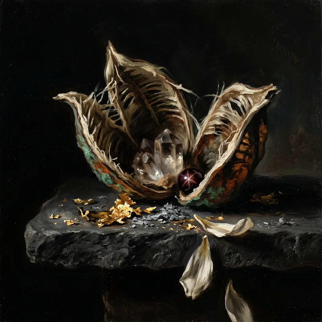 Vestige painting, What the Fire Leaves